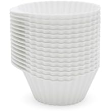 The Silicone Kitchen Reusable Silicone Baking Cups Silicone Muffin Liners for Cupcakes, BPA Free, (24 PACK MIXED)