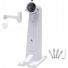Heavy-Duty Aluminum Alloy Universal Wall Mount Bracket for Hikvision/Dahua/Axis PTZ Cameras - Indoor/Outdoor, Adjustable Angle, Corrosion-Resistant, Cable Management Design
