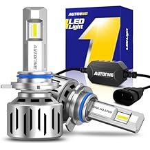 AUTOONE 9012 LED Bulb, 1200% Brighter, 3 Min Quick Install, 20 Years Lifespan, No Flicker, 99% Compatibility