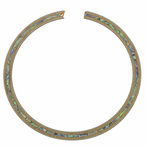 Dopro Acoustic Guitar 110  8  0.8mm Soundhole Mahogany Rosette Full Abalone Shell Inlay