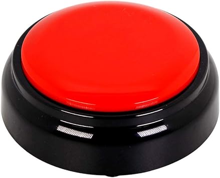 Voice Recording Button Easy Button Record 30 Seconds Talking Message Funny Office Gift Battery Powered Recordable Sound Buttons
