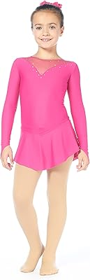 Style: 201 Figure Skating DressColor: Fuchsia, Size: XS